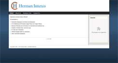 Desktop Screenshot of hermaninterco.com