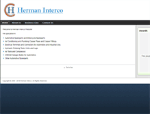 Tablet Screenshot of hermaninterco.com